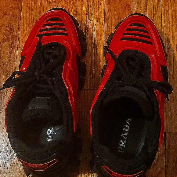 Prada cloudburst thunder, Size 9,Red ans black - Picture 1 of 4